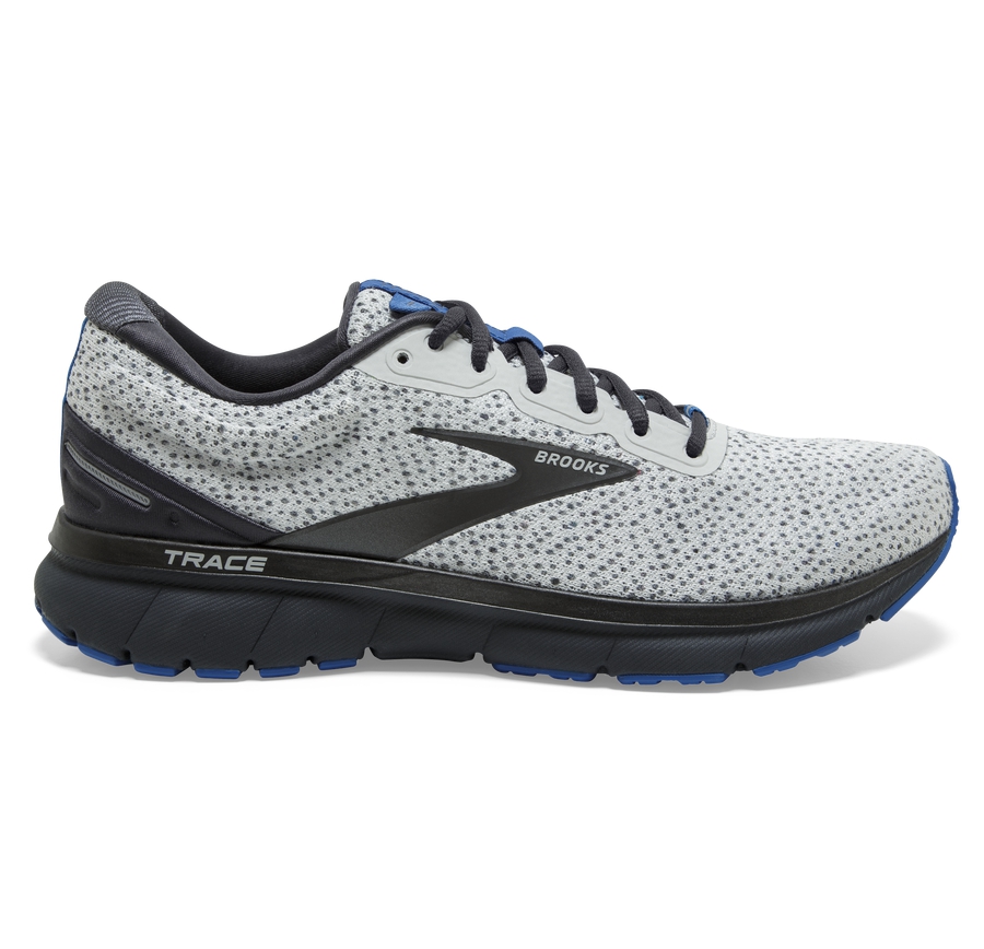 Brooks Mens Running Shoes Nz - Trace White/Black ( TUSJF2540 )